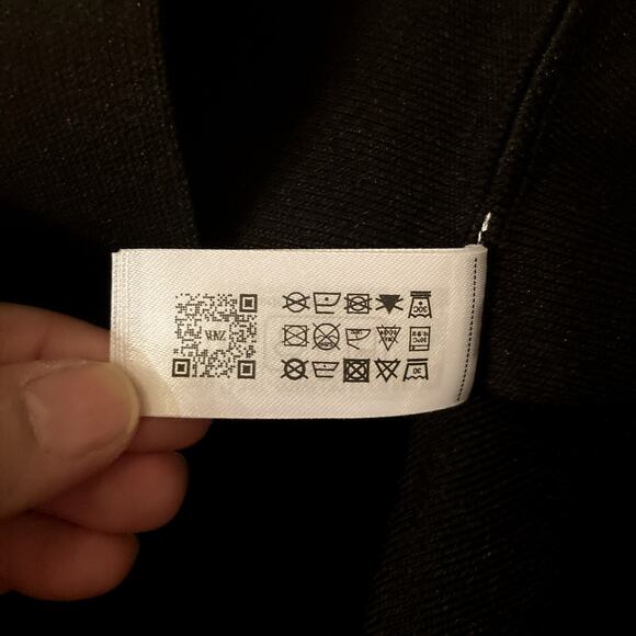 Zara Brown & Black Color-Block Belted Sleeveless Mini Dress Size Small NWT - Picture 11 of 11